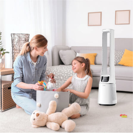 พัดลมทาวเวอร์ MIDEA AMS150-PBW สีขาว_3